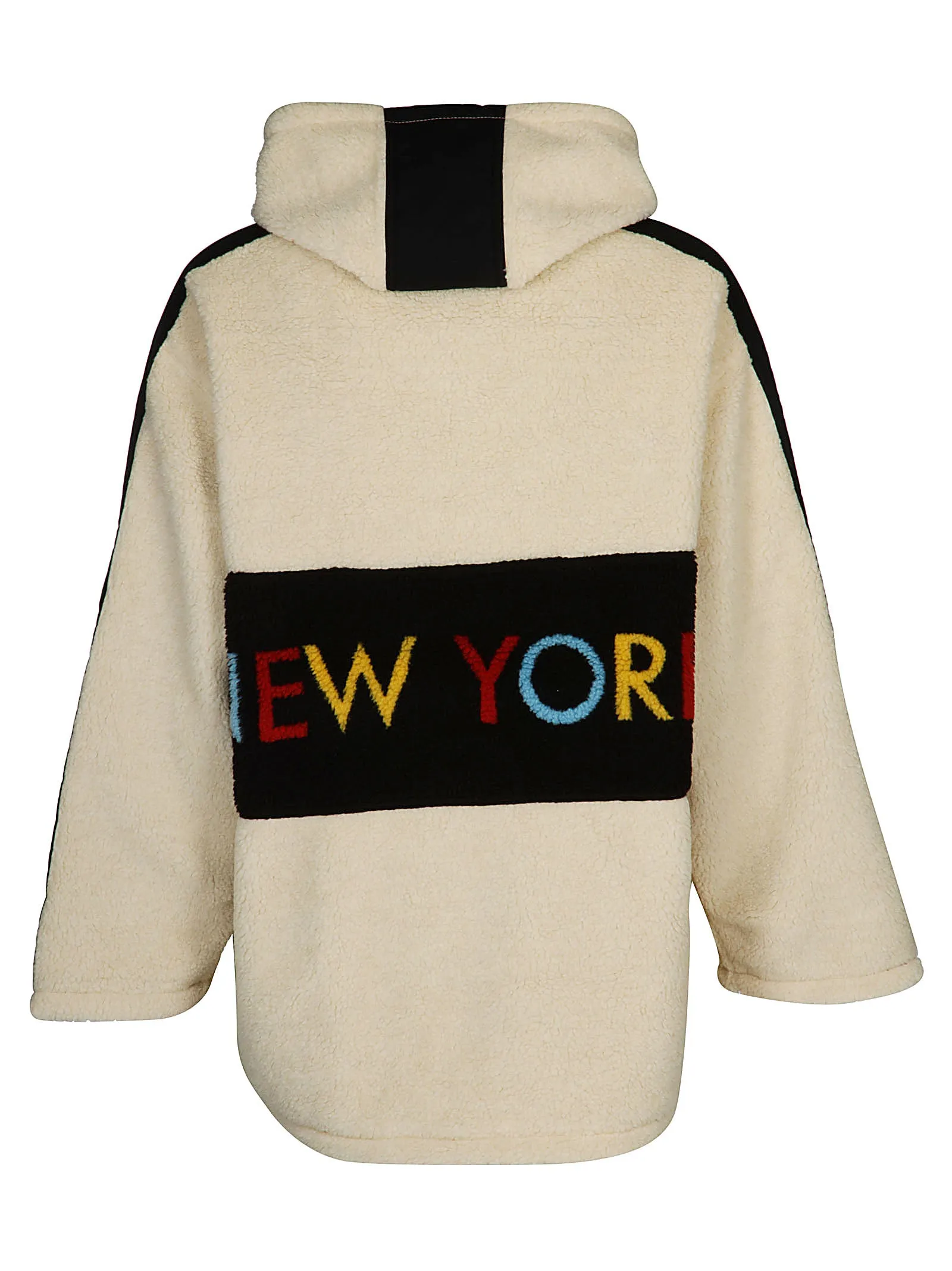 Buscemi Logo Panelled Half-Zip Sweater