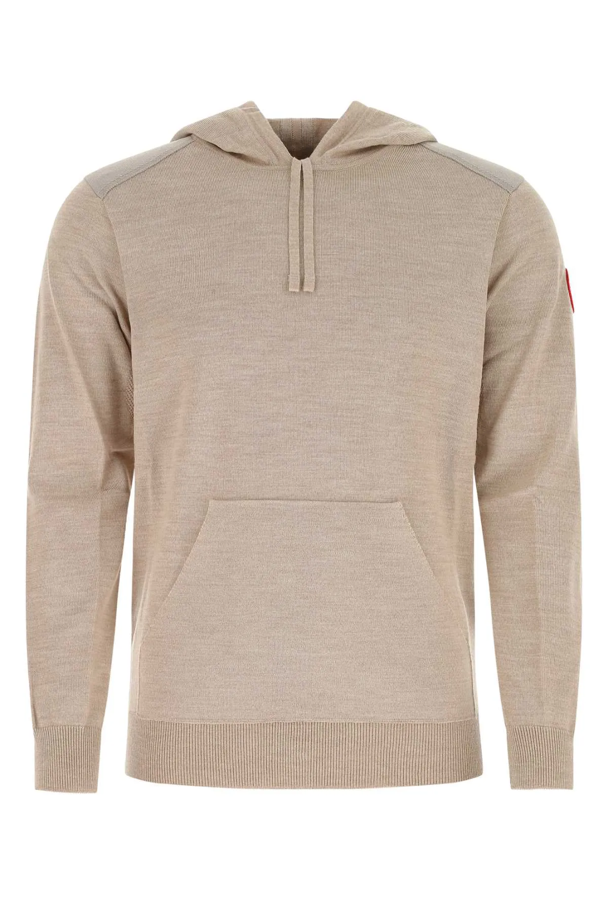 Canada Goose Logo Patch Knitted Hoodie