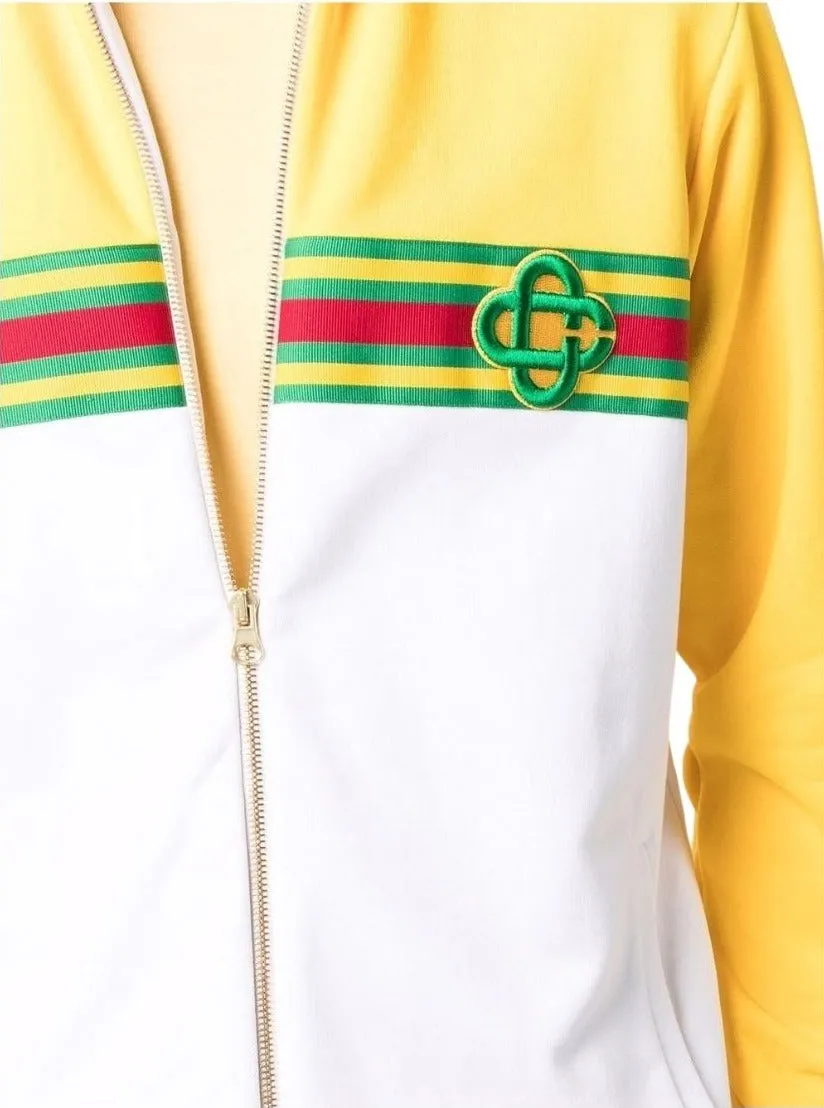 Casablanca Logo Embroidered Zipped Jacket
