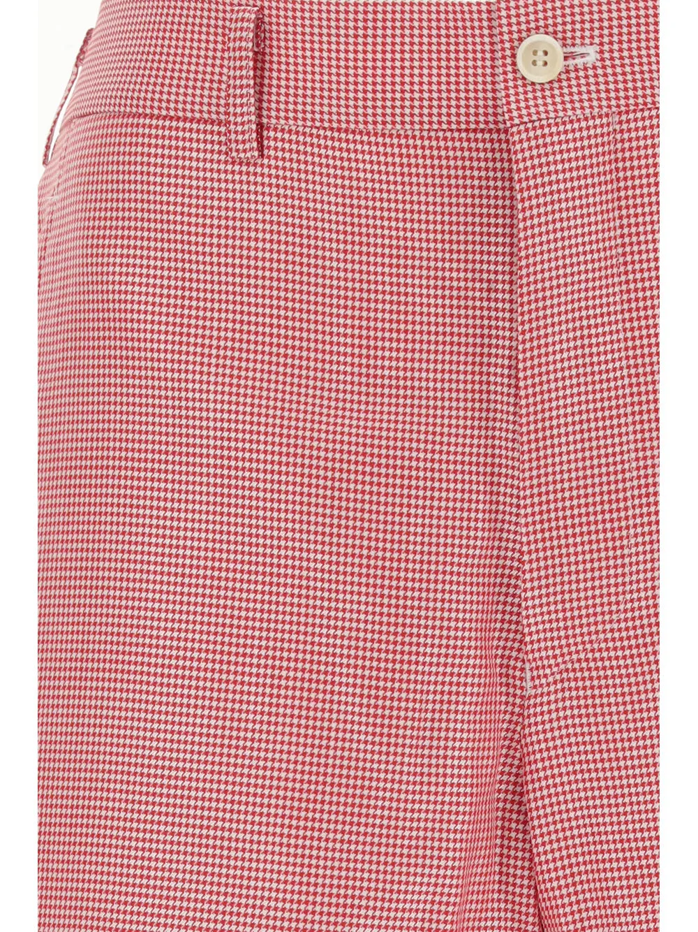 Comme des Garons Homme Plus Dogtooth Pattern Shorts