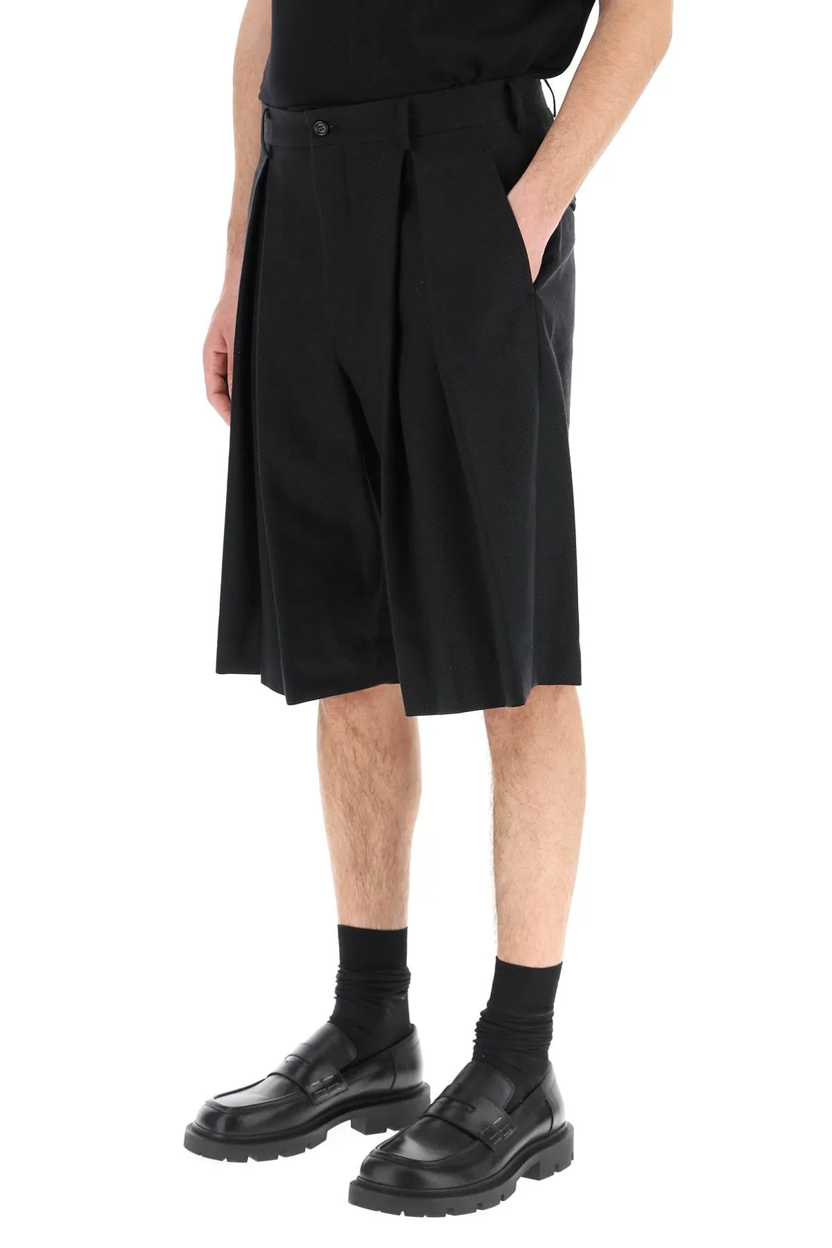 Comme des Garons Homme Plus Tailored Shorts