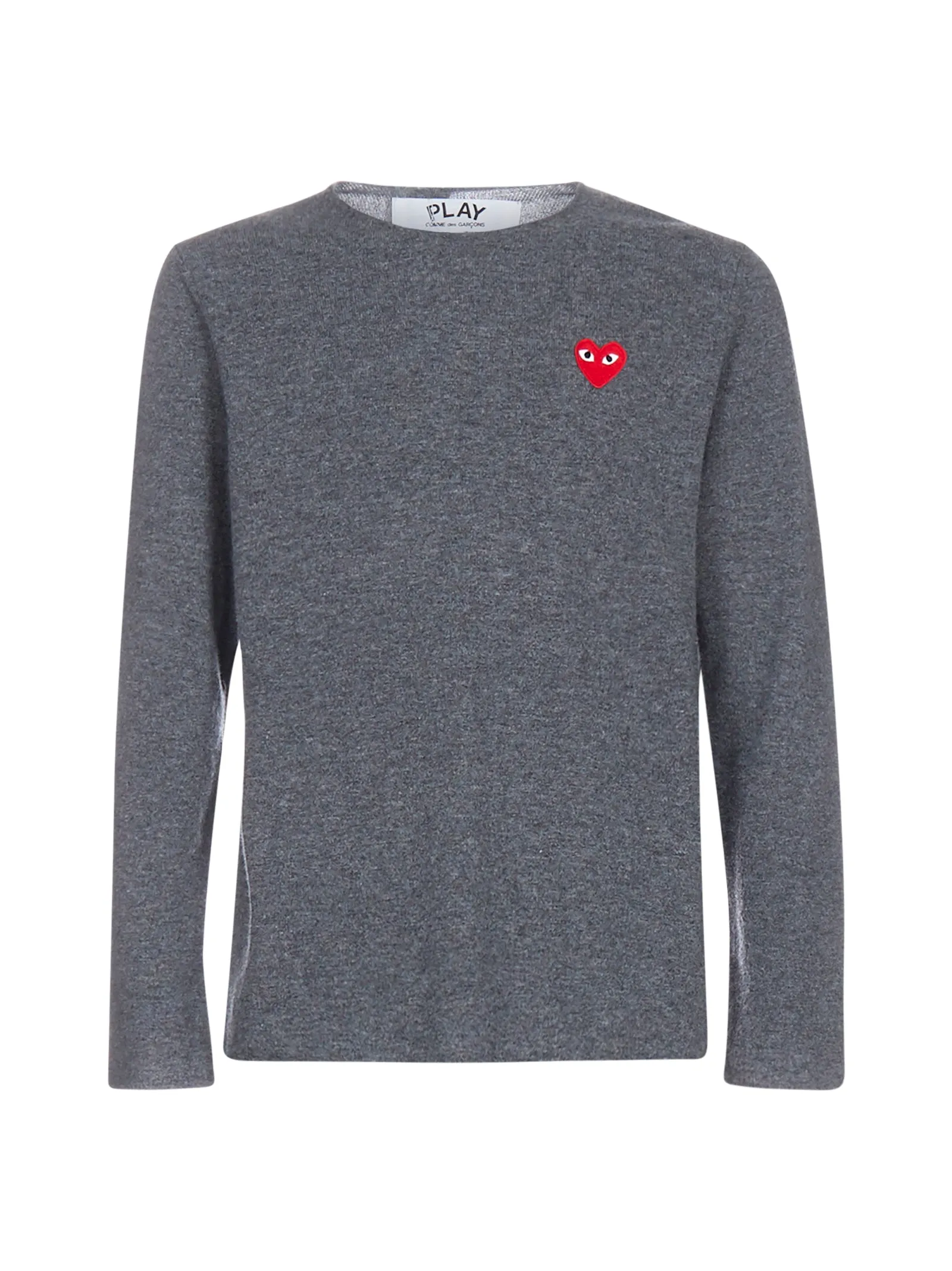 Comme Des Garons Play Heart Motif Sweater