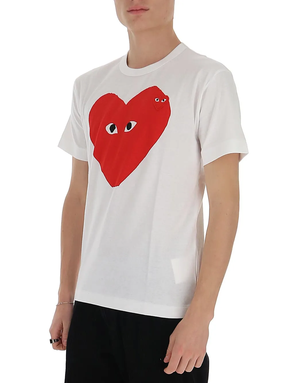 Comme Des Garons Play Hearts T-Shirt