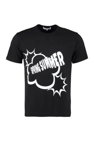 Comme des Garons Shirt Graphic Printed Crewneck T-Shirt