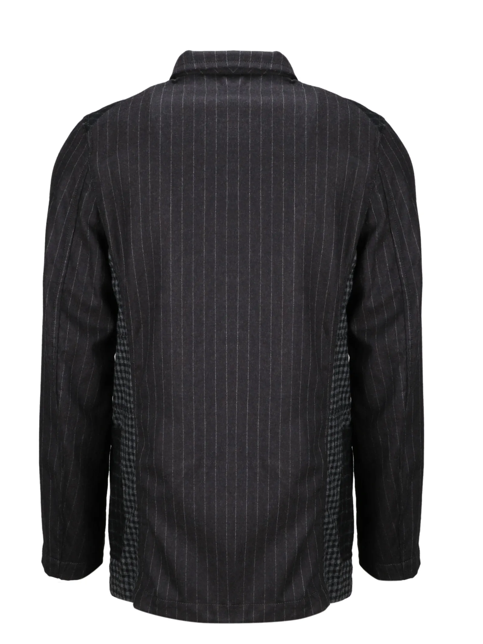 Comme des Garons Shirt Patchwork Knitted Blazer