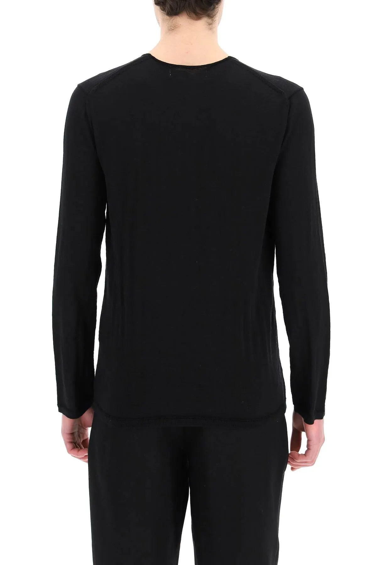 Comme des Garons Shirt X Christian Marclay Graphic Intarsia Knitted Sweater