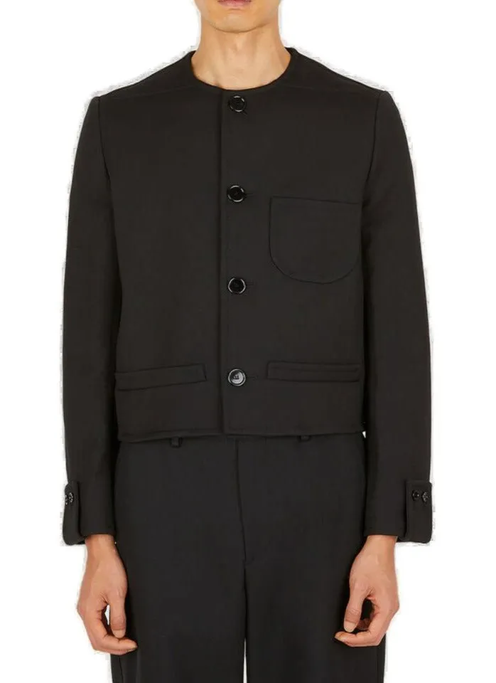 Courrges Collarless Heritage Jacket