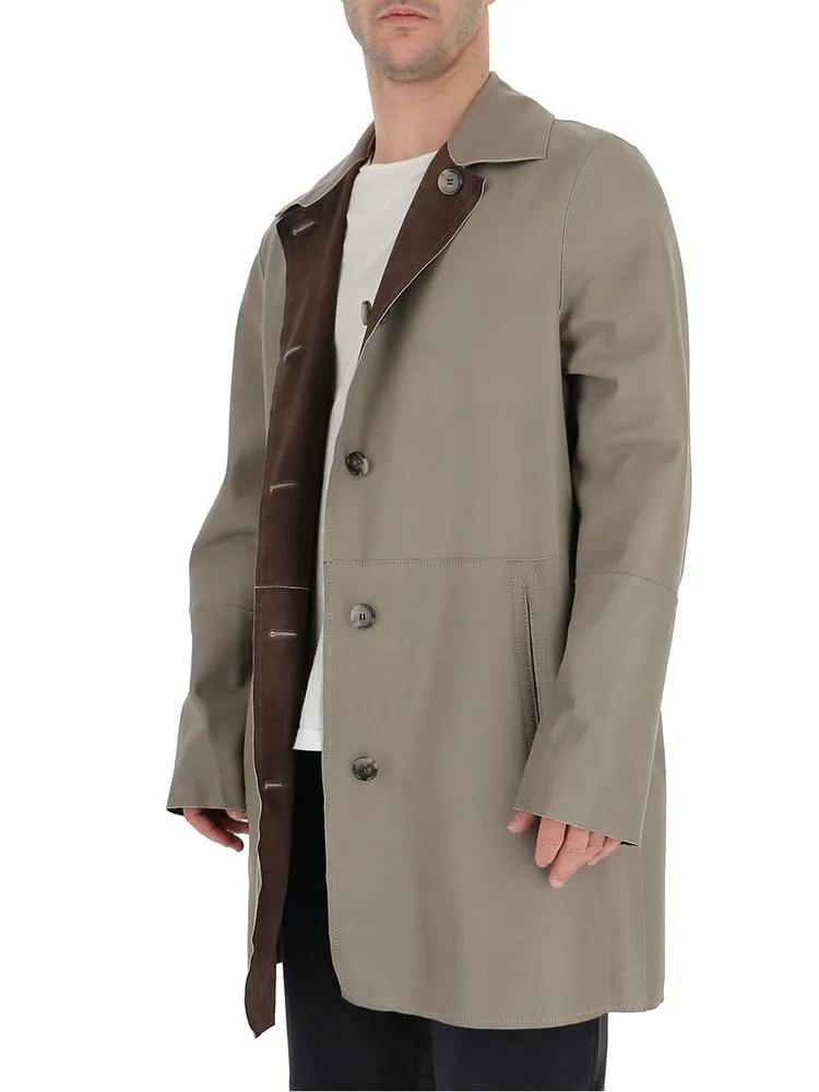 Desa 1972 Single Breasted Reversible Coat