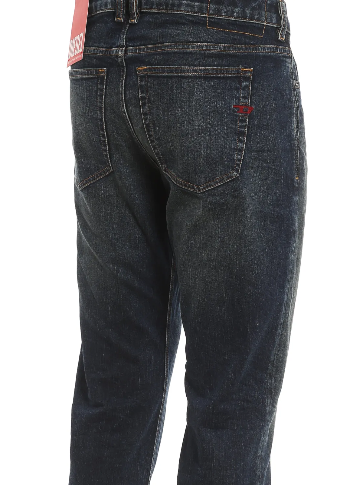 Diesel High-Rise Slim Fit Jeans
