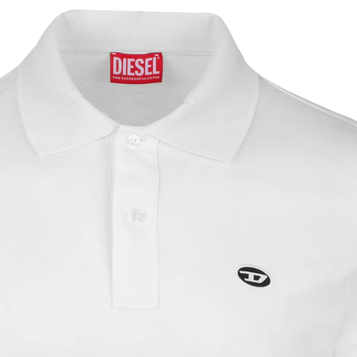 Diesel Logo Embroidered Short-Sleeved Polo Shirt