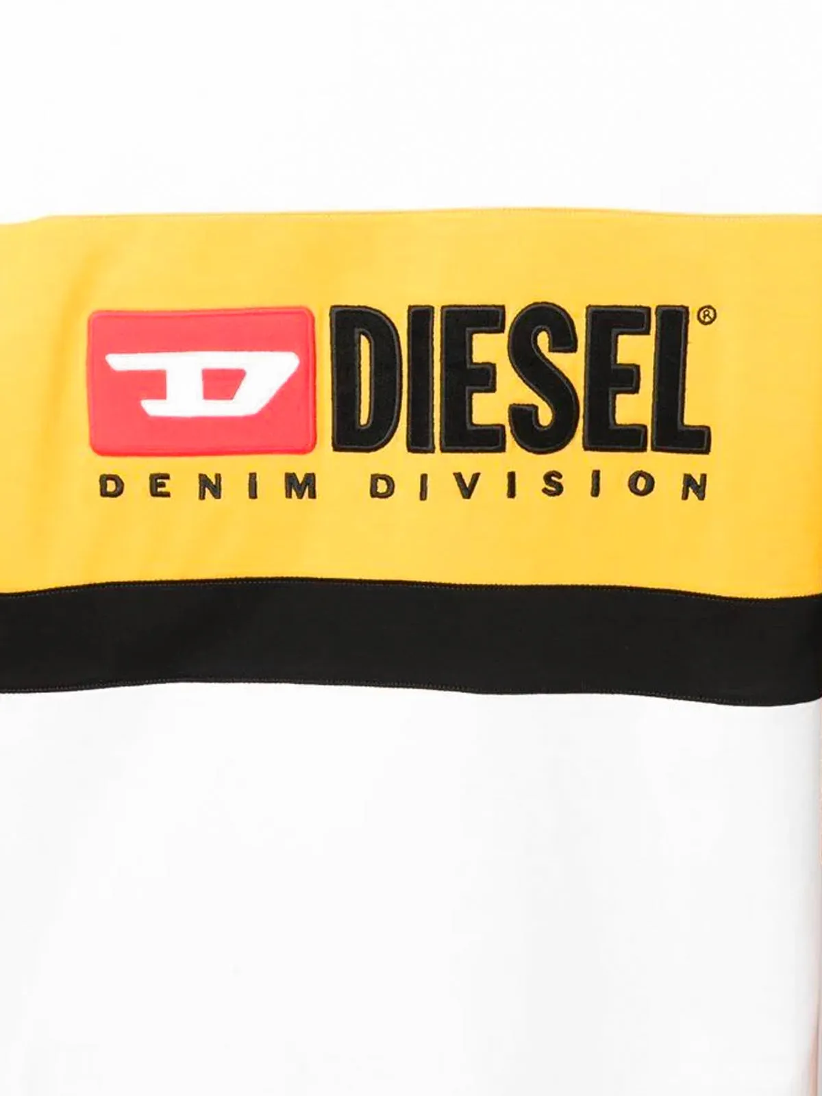 Diesel Logo Flocked Crewneck T-Shirt