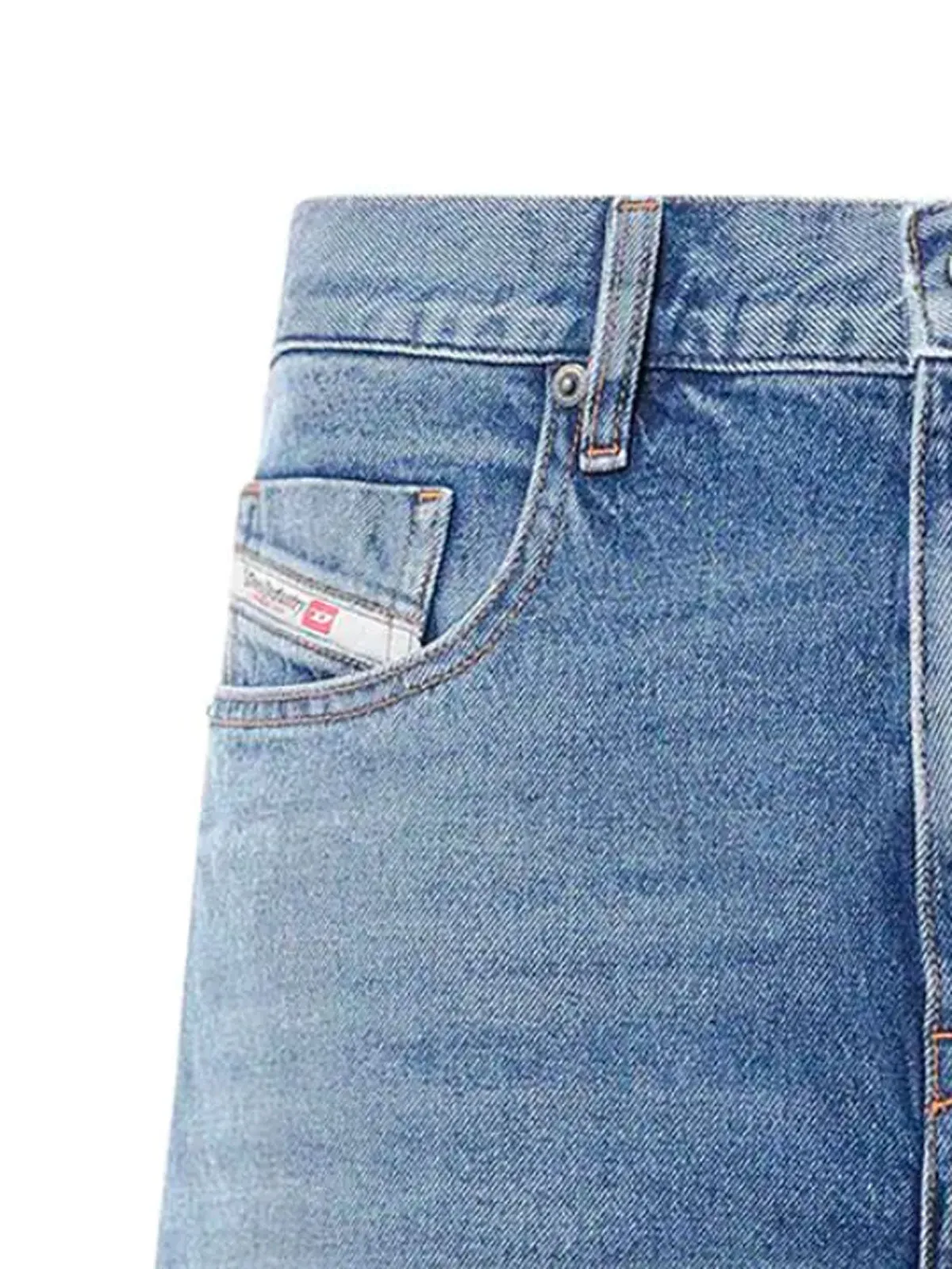 Diesel Mid-Rise Denim Shorts