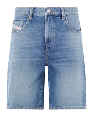 Diesel Mid-Rise Denim Shorts