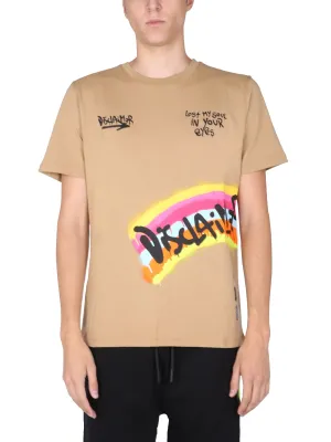Disclaimer Printed Crewneck T-Shirt