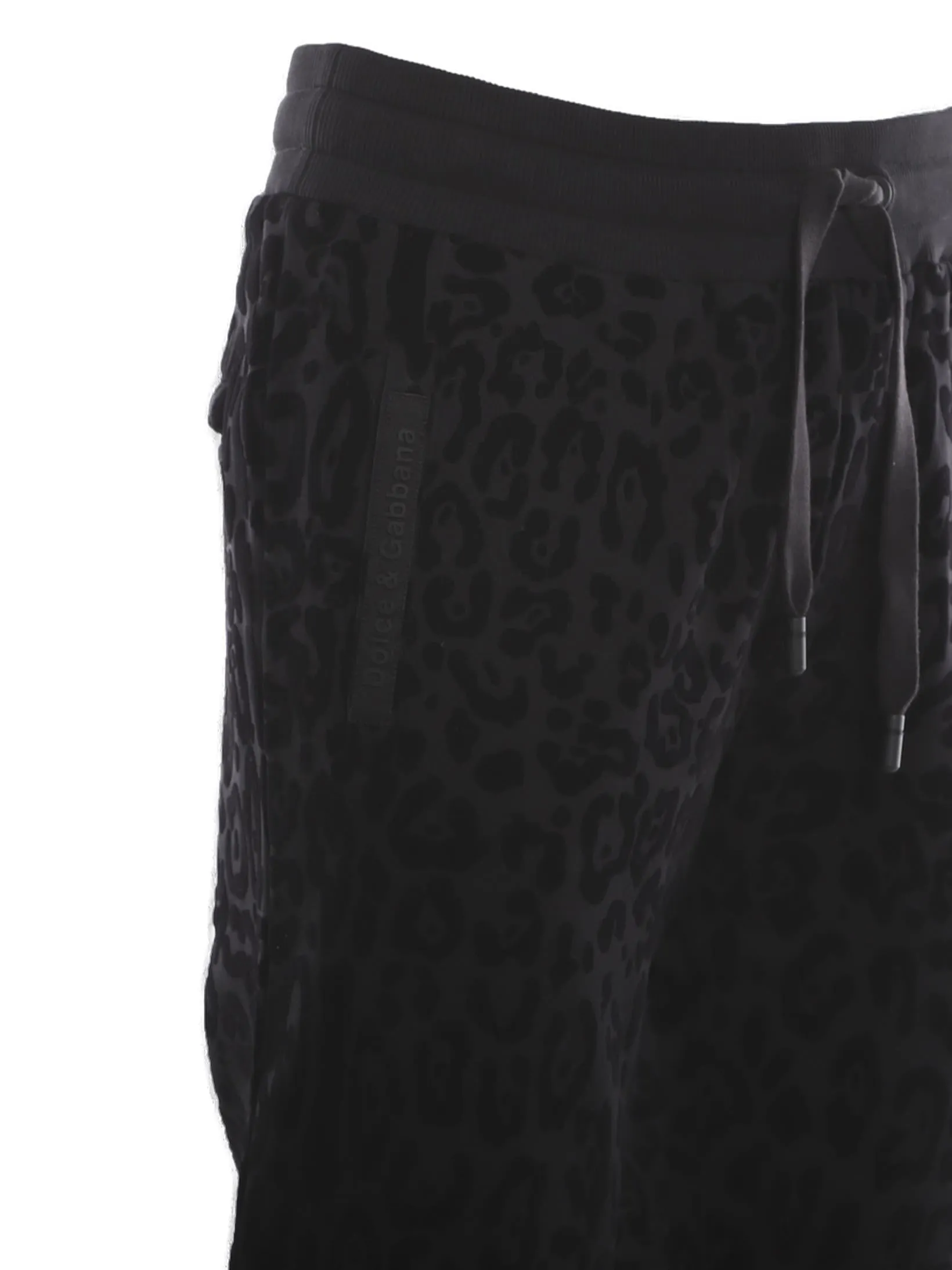 Dolce & Gabbana Animal Print Drawstring Pants