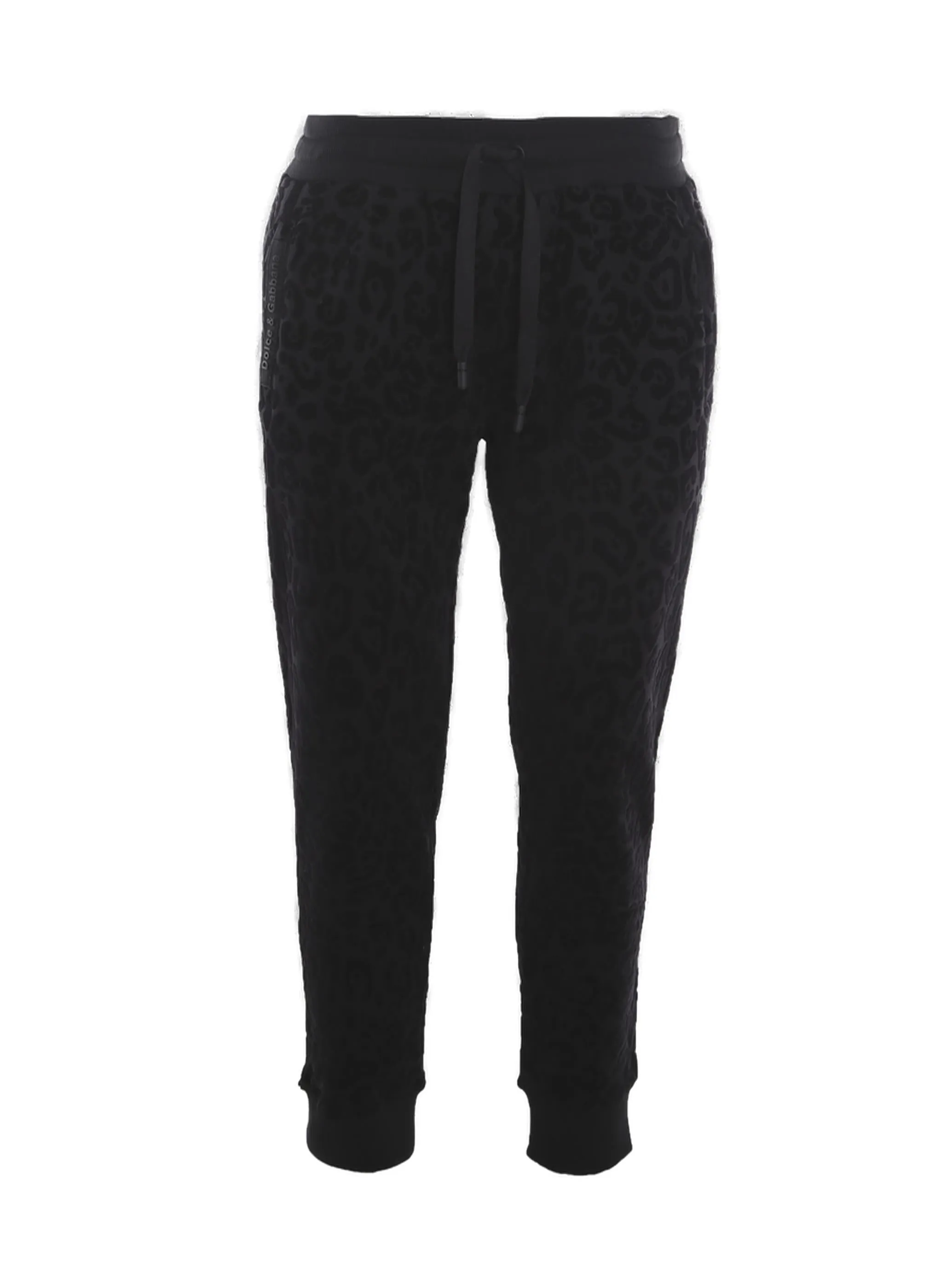 Dolce & Gabbana Animal Print Drawstring Pants