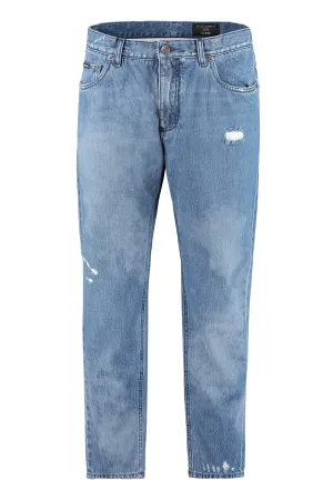 Dolce & Gabbana Bleached Effect Jeans