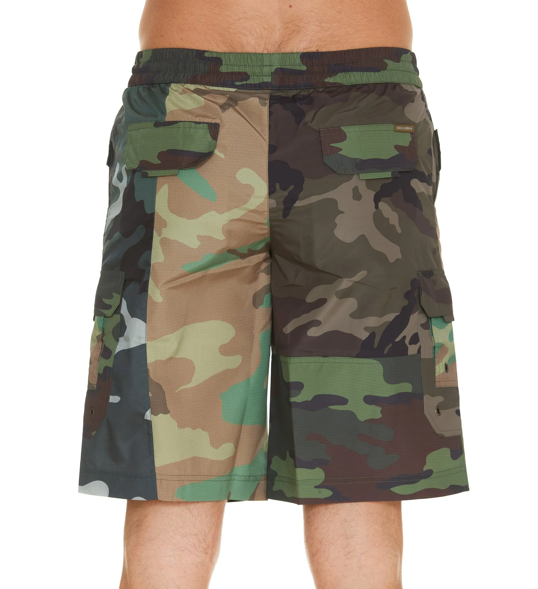 Dolce & Gabbana Camouflage Printed Swim Shorts