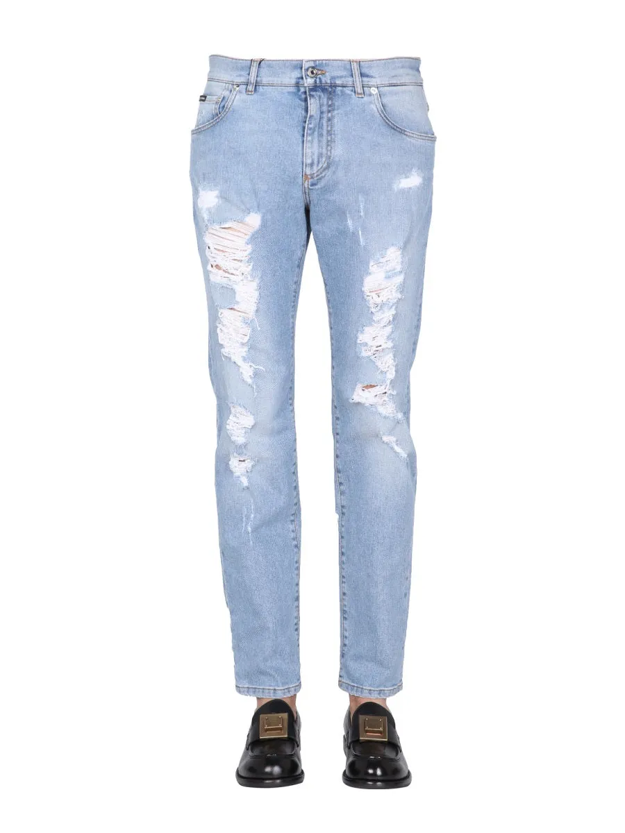 Dolce & Gabbana Distressed Jeans