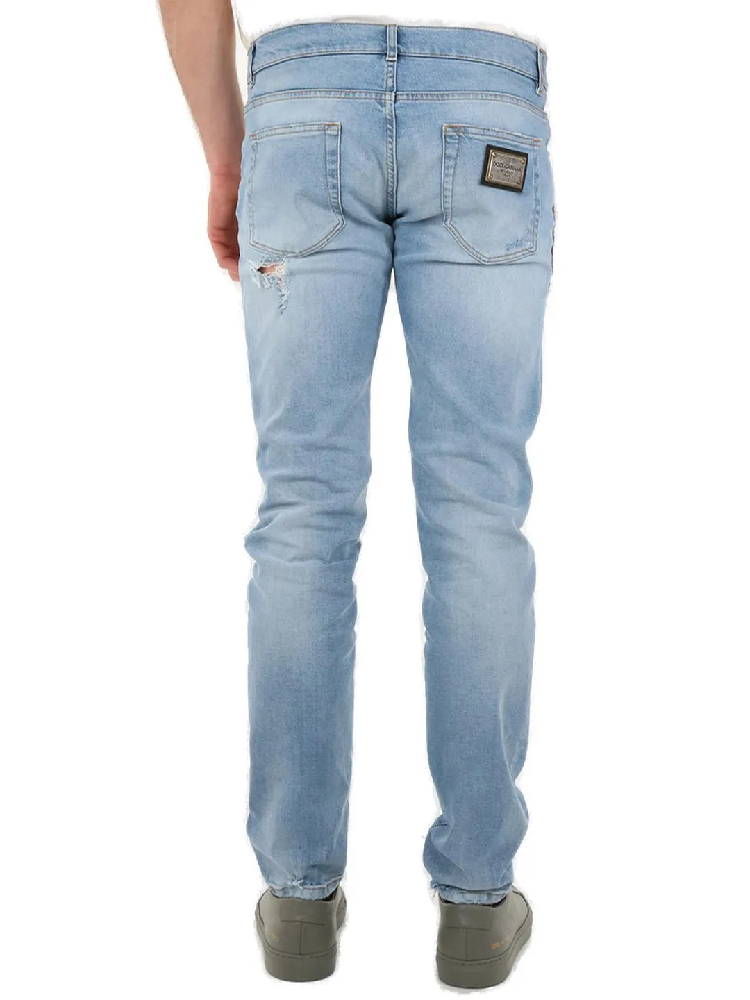 Dolce & Gabbana Distressed Skinny Jeans