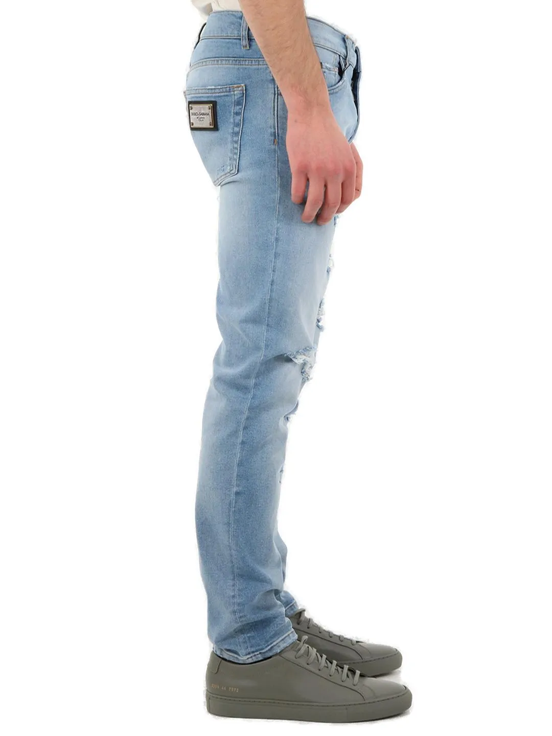 Dolce & Gabbana Distressed Skinny Jeans