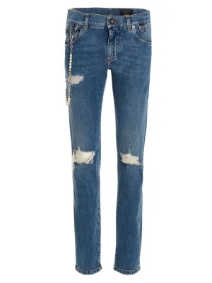 Dolce & Gabbana Distressed Skinny Jeans