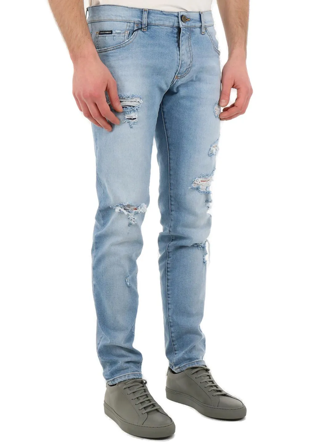 Dolce & Gabbana Distressed Skinny Jeans