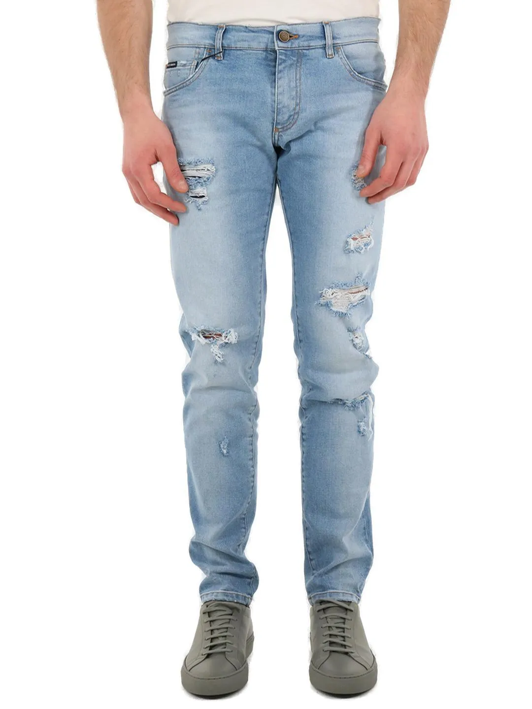 Dolce & Gabbana Distressed Skinny Jeans
