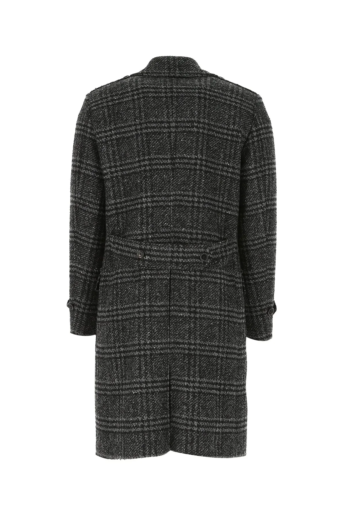 Dolce & Gabbana Double-Breasted Checked Coat
