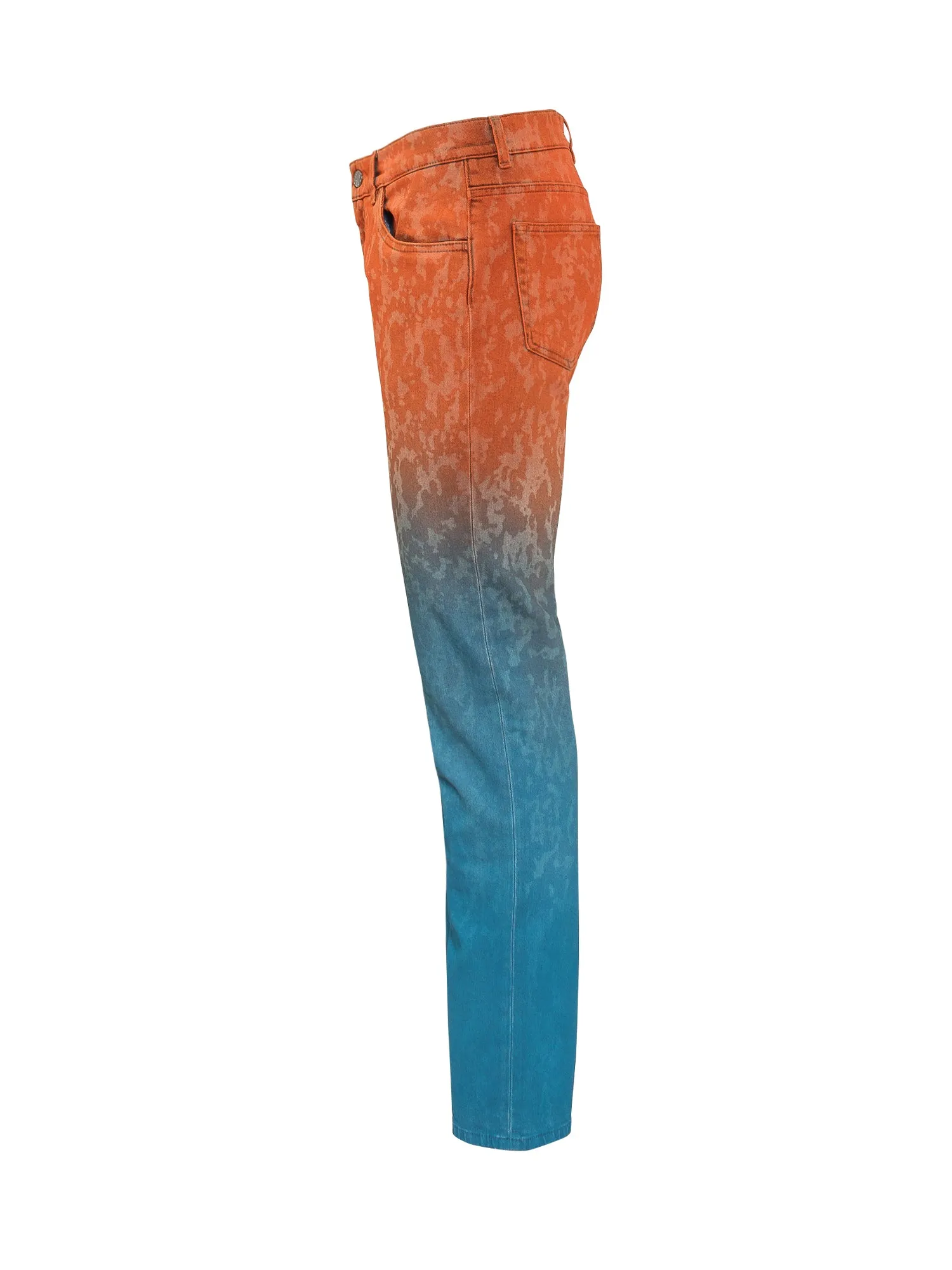 Dolce & Gabbana Gradient Logo Patch Jeans