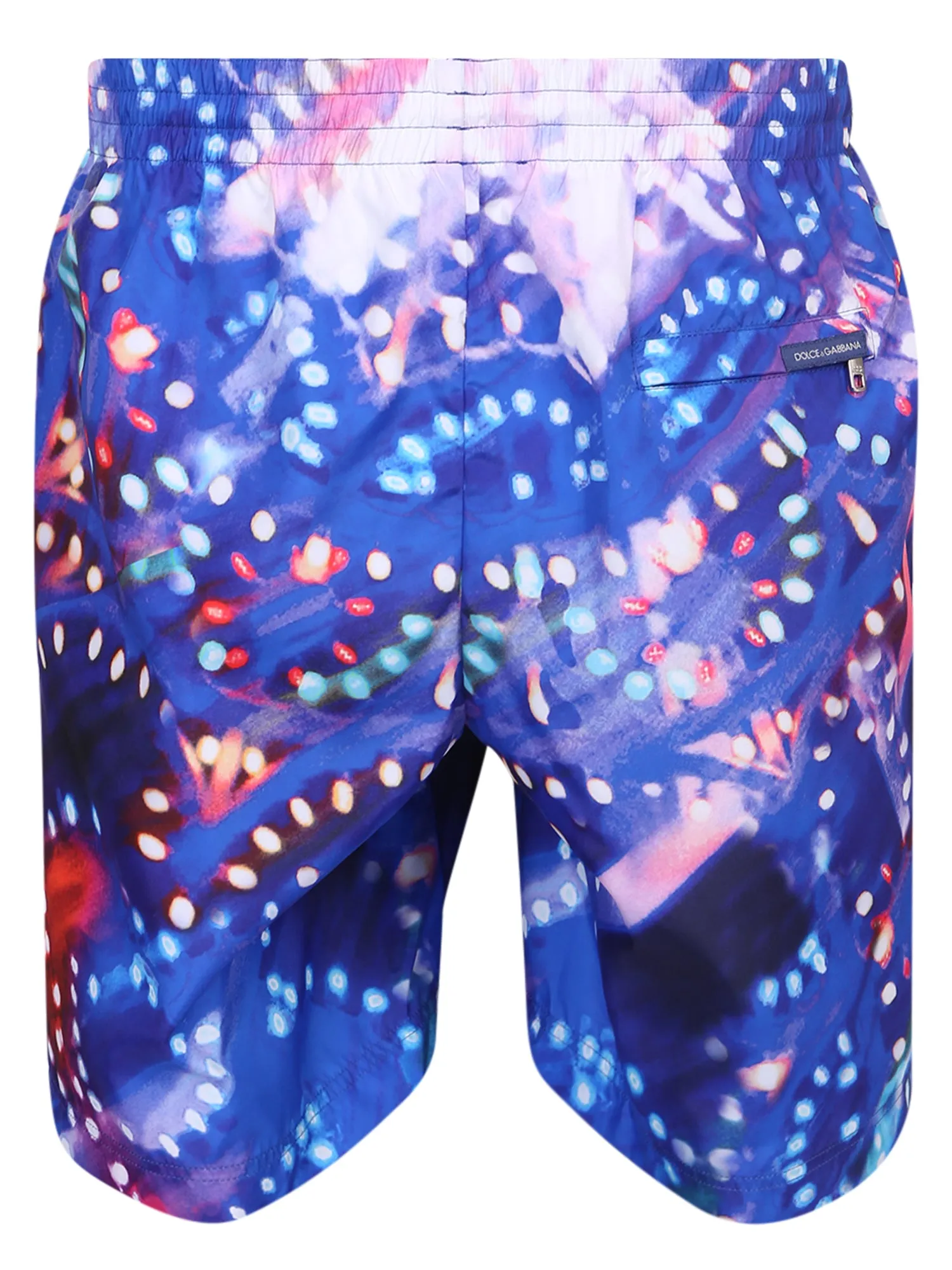 Dolce & Gabbana Graphic Print Drawstring Swimming Shorts