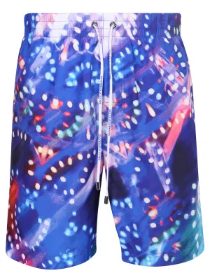 Dolce & Gabbana Graphic Print Drawstring Swimming Shorts