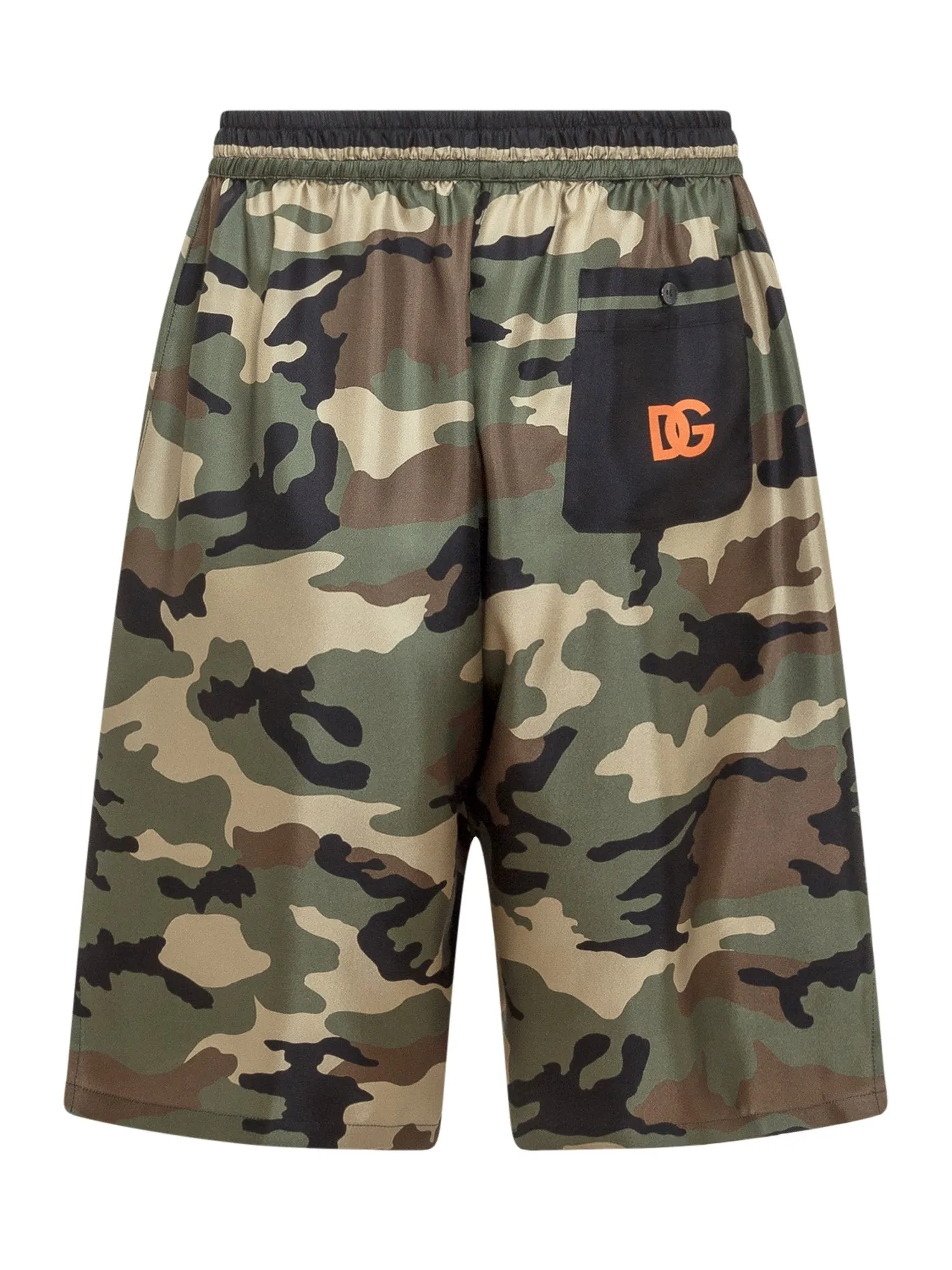 Dolce & Gabbana Graphic-Print Drawstring Track Shorts