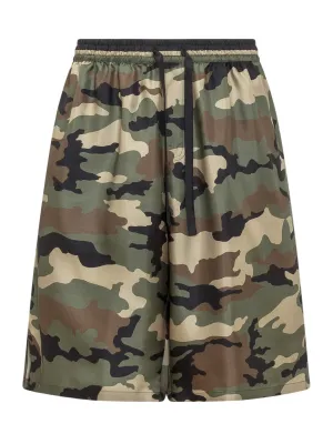 Dolce & Gabbana Graphic-Print Drawstring Track Shorts