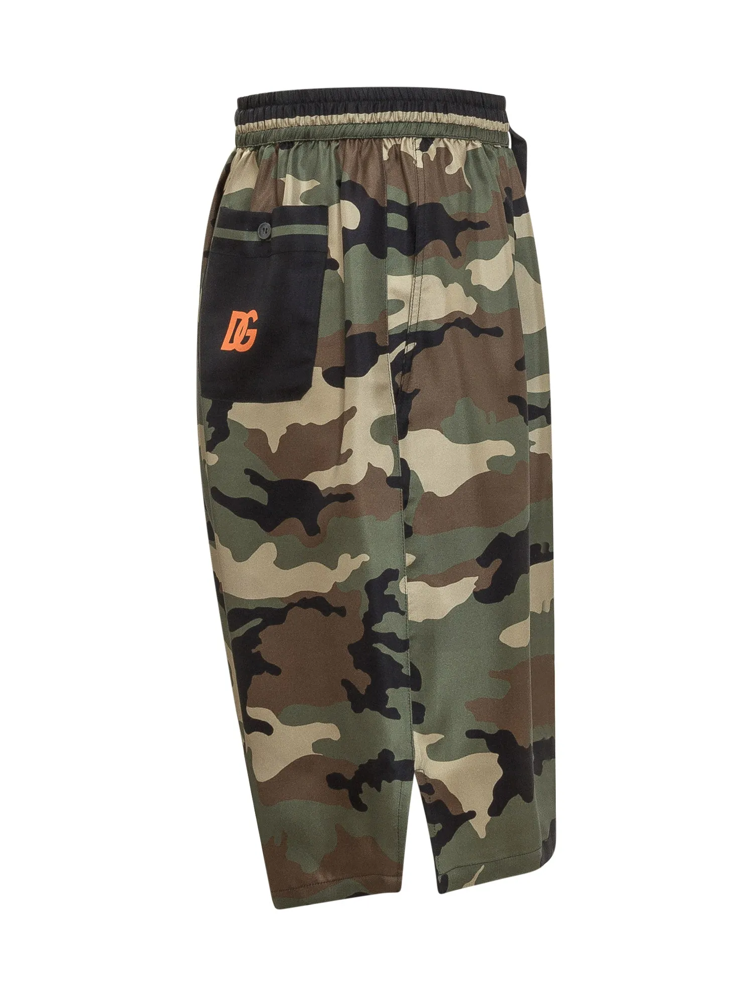 Dolce & Gabbana Graphic-Print Drawstring Track Shorts