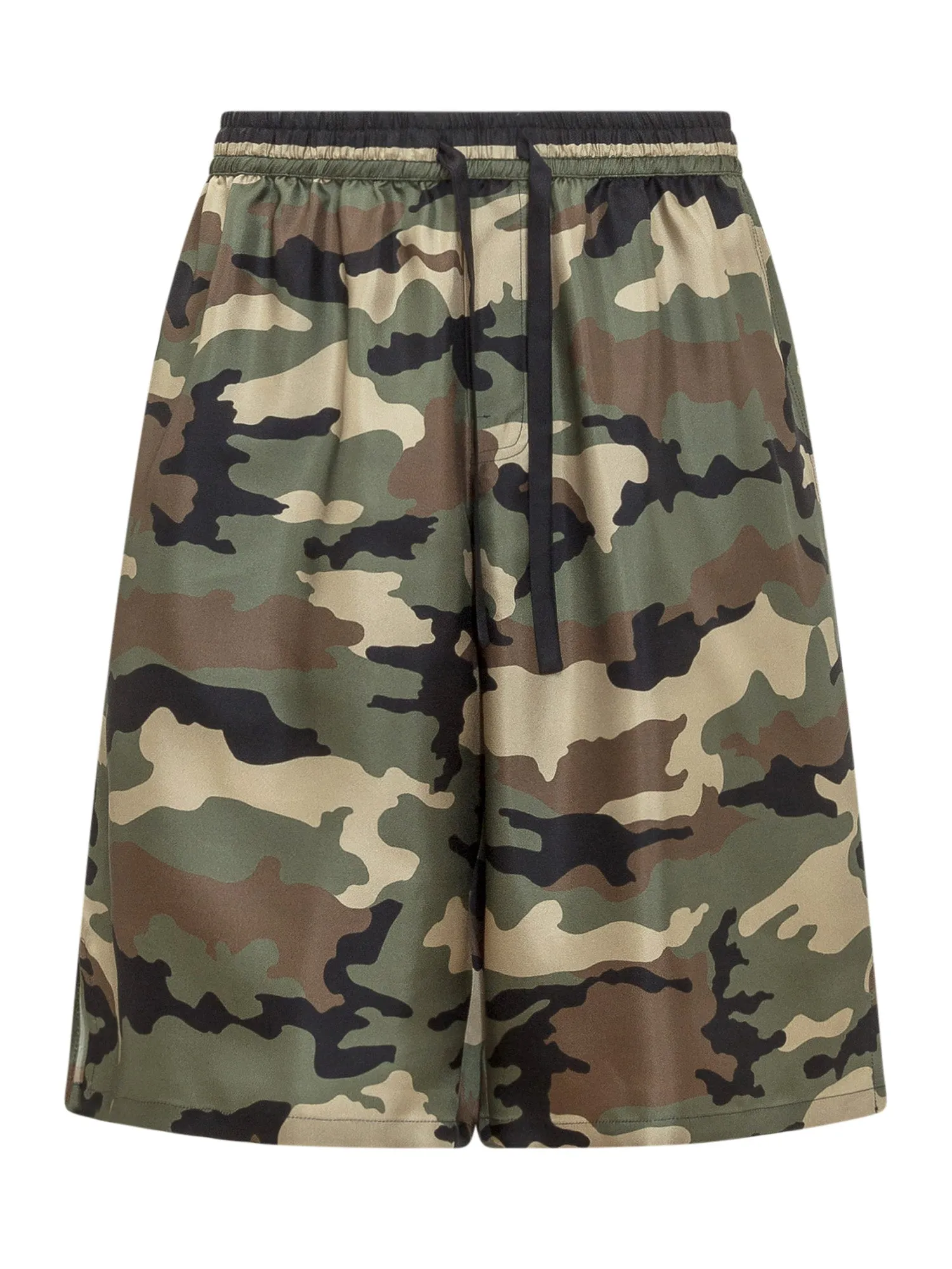 Dolce & Gabbana Graphic-Print Drawstring Track Shorts