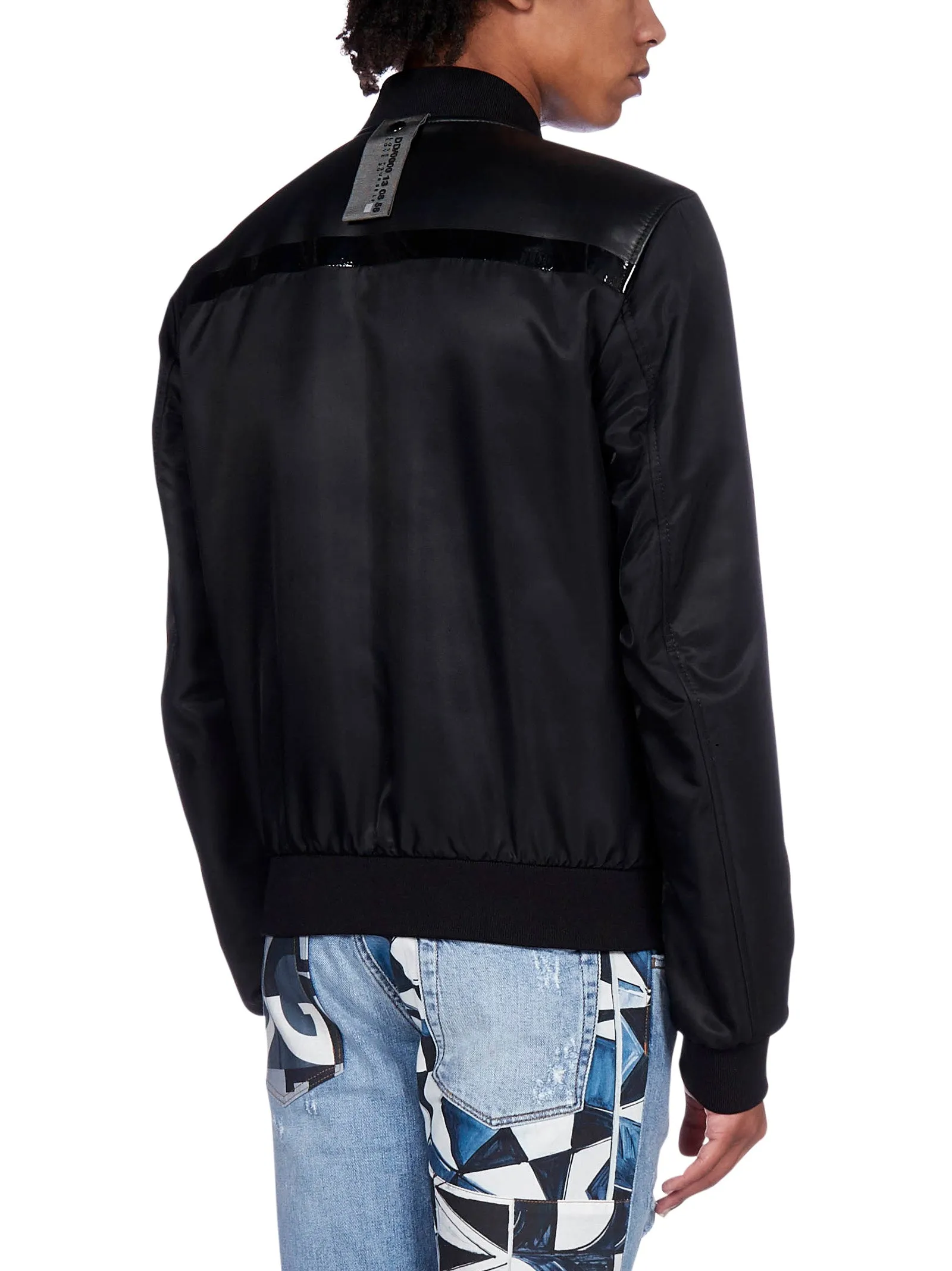 Dolce & Gabbana Leather Bomber Jacket