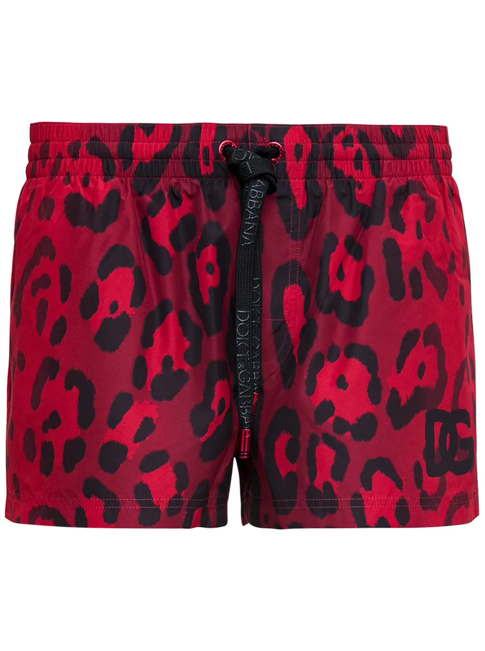 Dolce & Gabbana Leopard Printed Swim Shorts