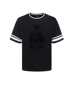Dolce & Gabbana Logo Appliqu Crewneck T-Shirt