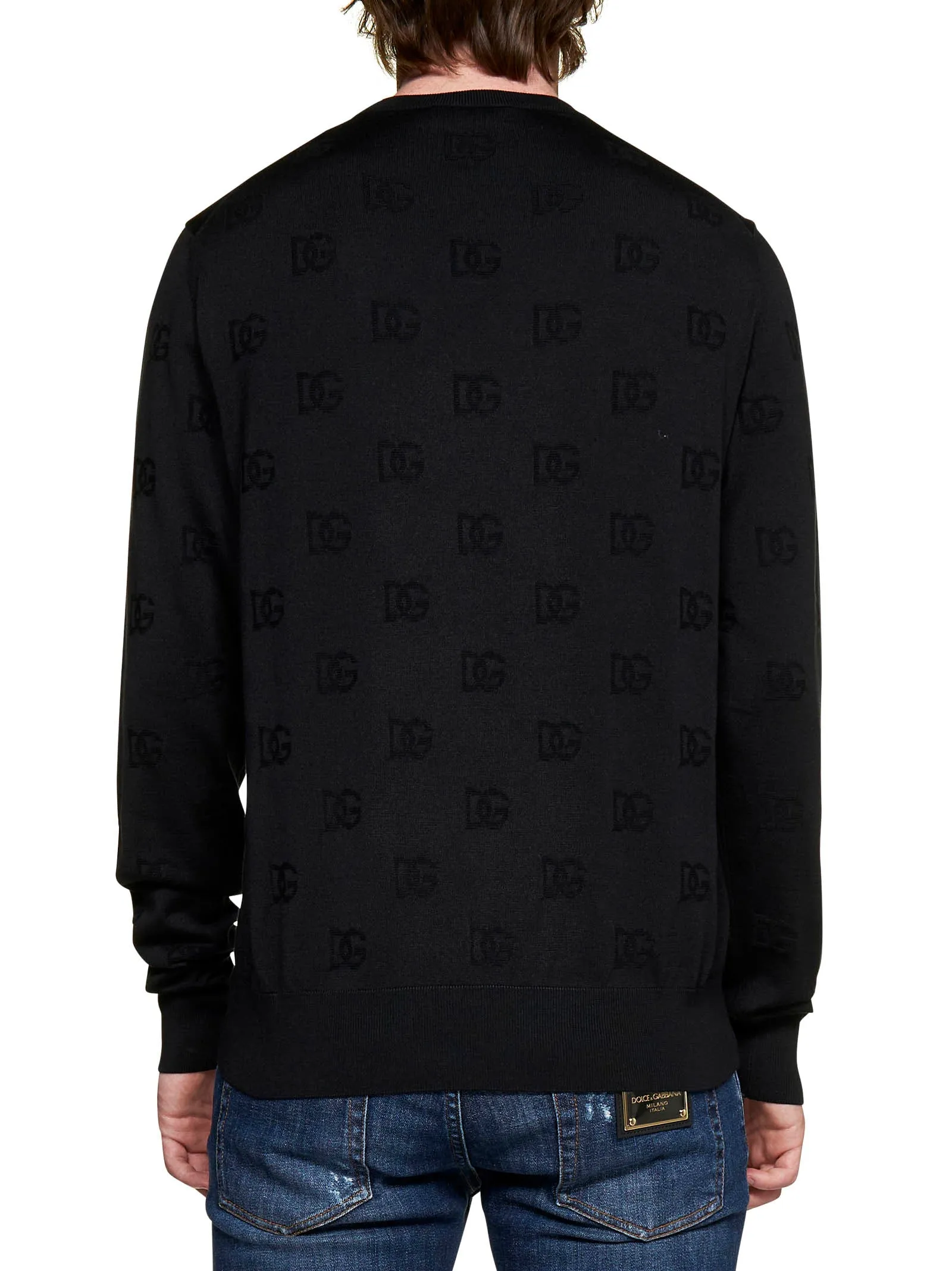 Dolce & Gabbana Logo Detailed Crewneck Sweater