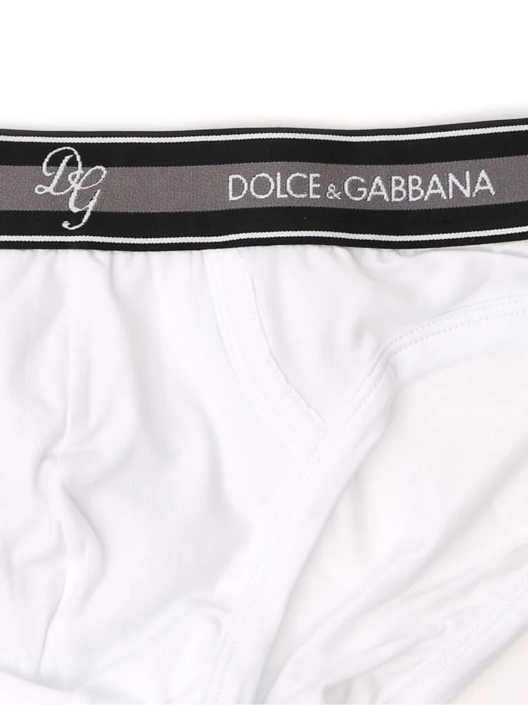 Dolce & Gabbana Logo Embroidered Briefs