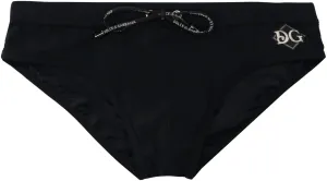 Dolce & Gabbana Logo Embroidered Swim Briefs