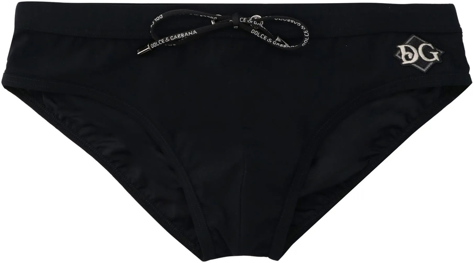 Dolce & Gabbana Logo Embroidered Swim Briefs