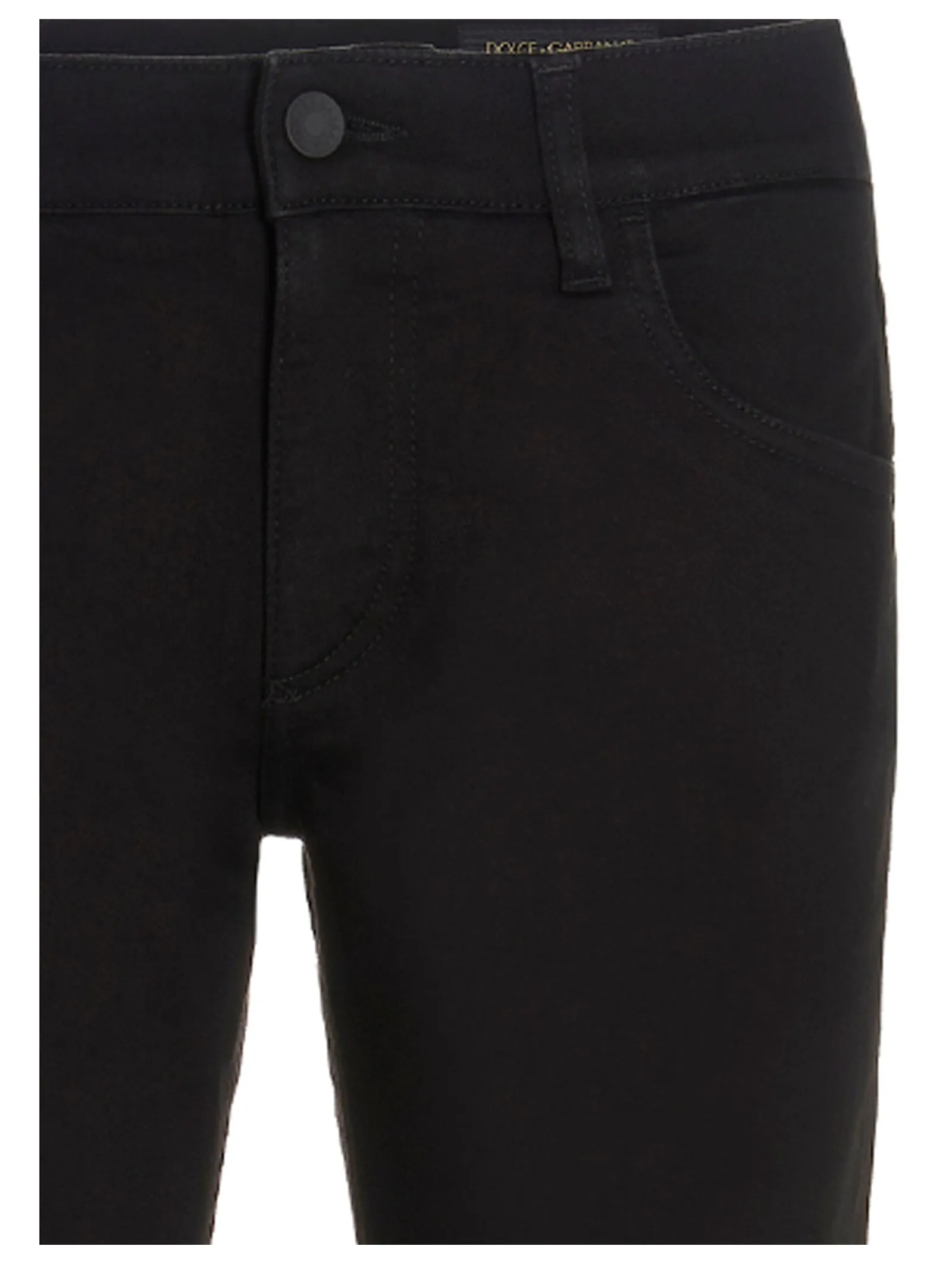Dolce & Gabbana Logo Patch Jeans