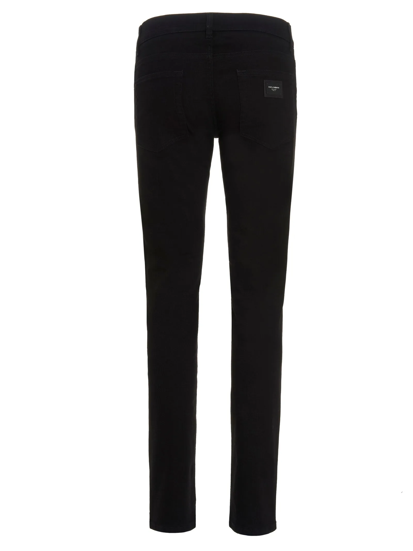 Dolce & Gabbana Logo Patch Jeans