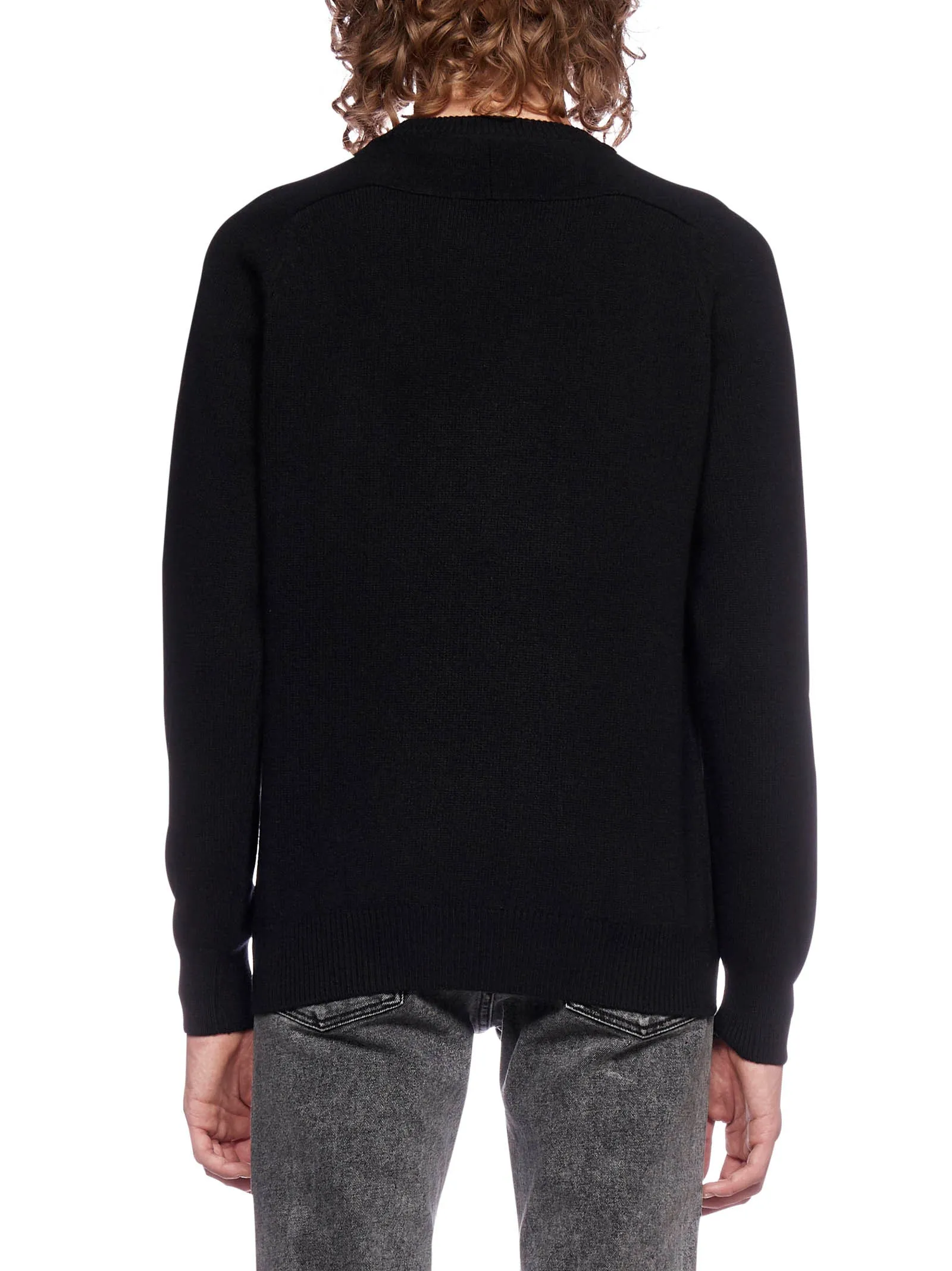 Dolce & Gabbana Logo Patch Knit Sweater