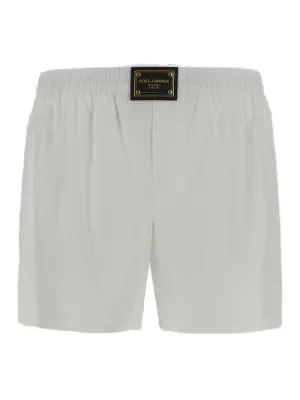 Dolce & Gabbana Logo Patch Shorts