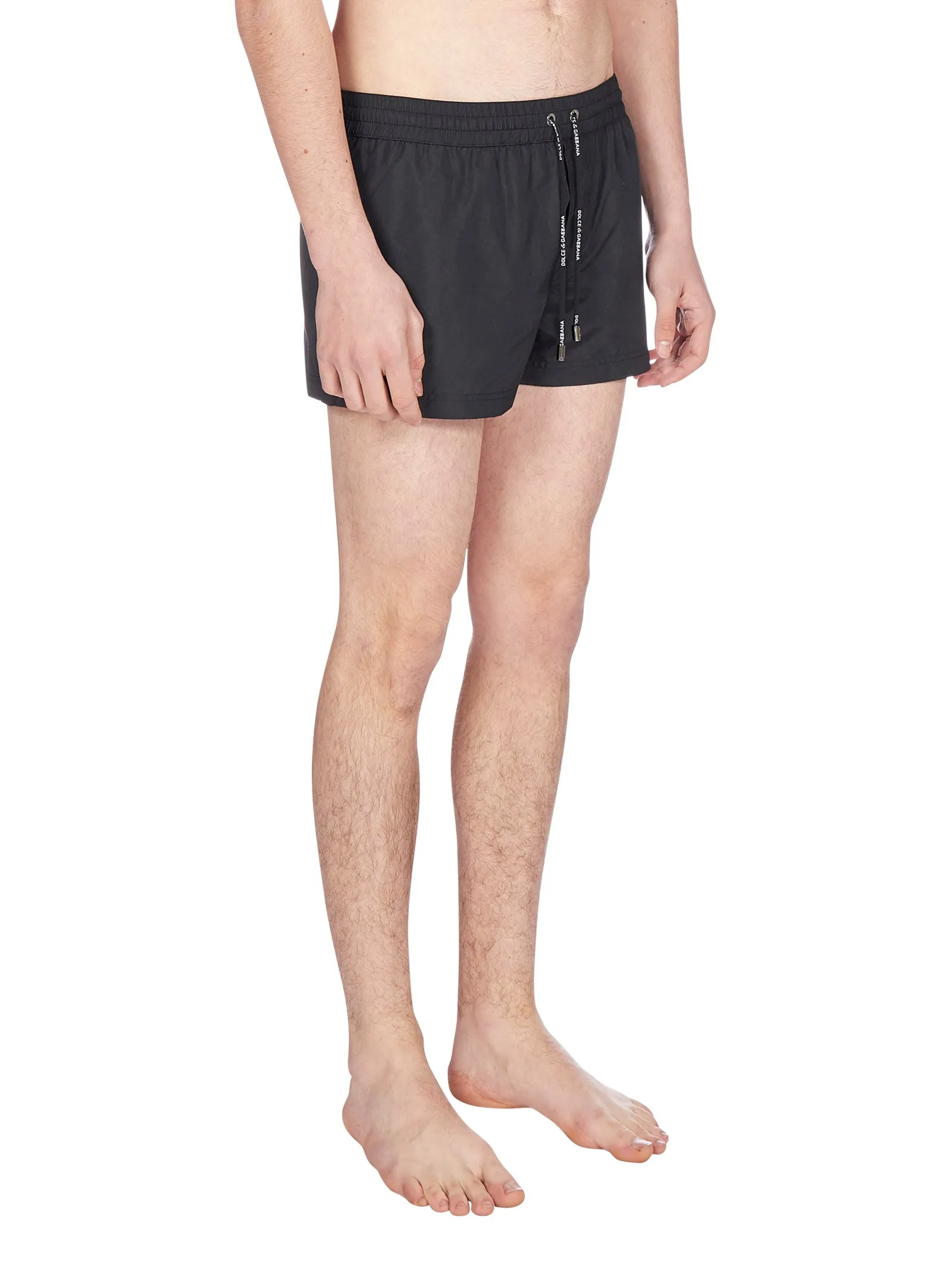 Dolce & Gabbana Logo Patch Swimming Shorts
