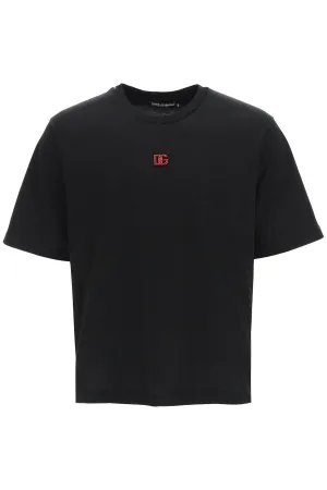 Dolce & Gabbana Logo Plaque Crewneck T-Shirt