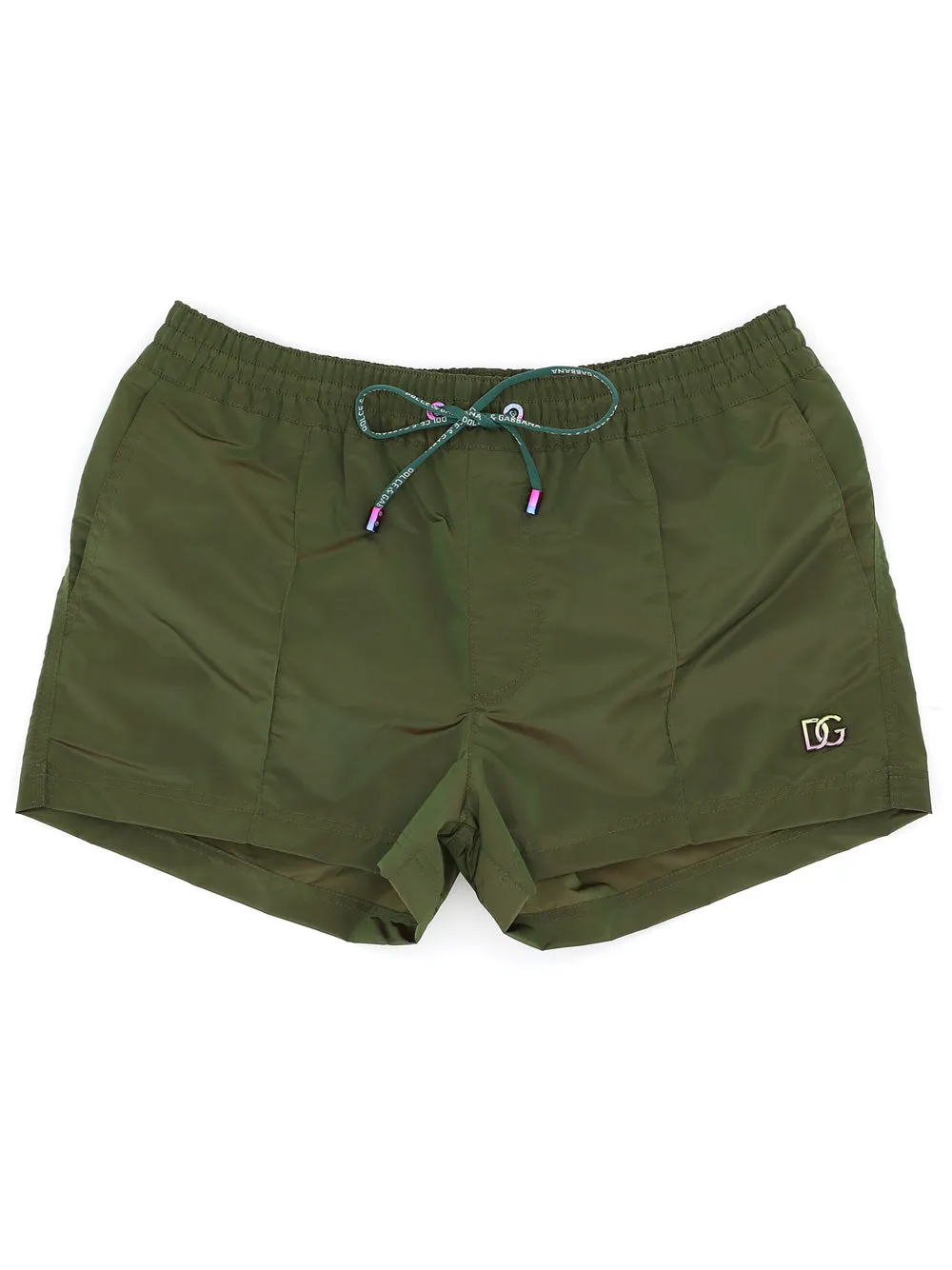 Dolce & Gabbana Logo Plaque Swim Shorts
